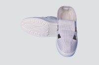 Pu white mesh four hole shoes YY-B4026-3
